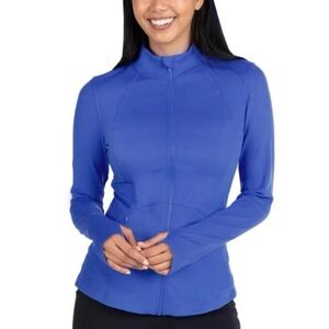 NWT Spyder Women's Yoga Jacket, Blue (Blue Delphi)